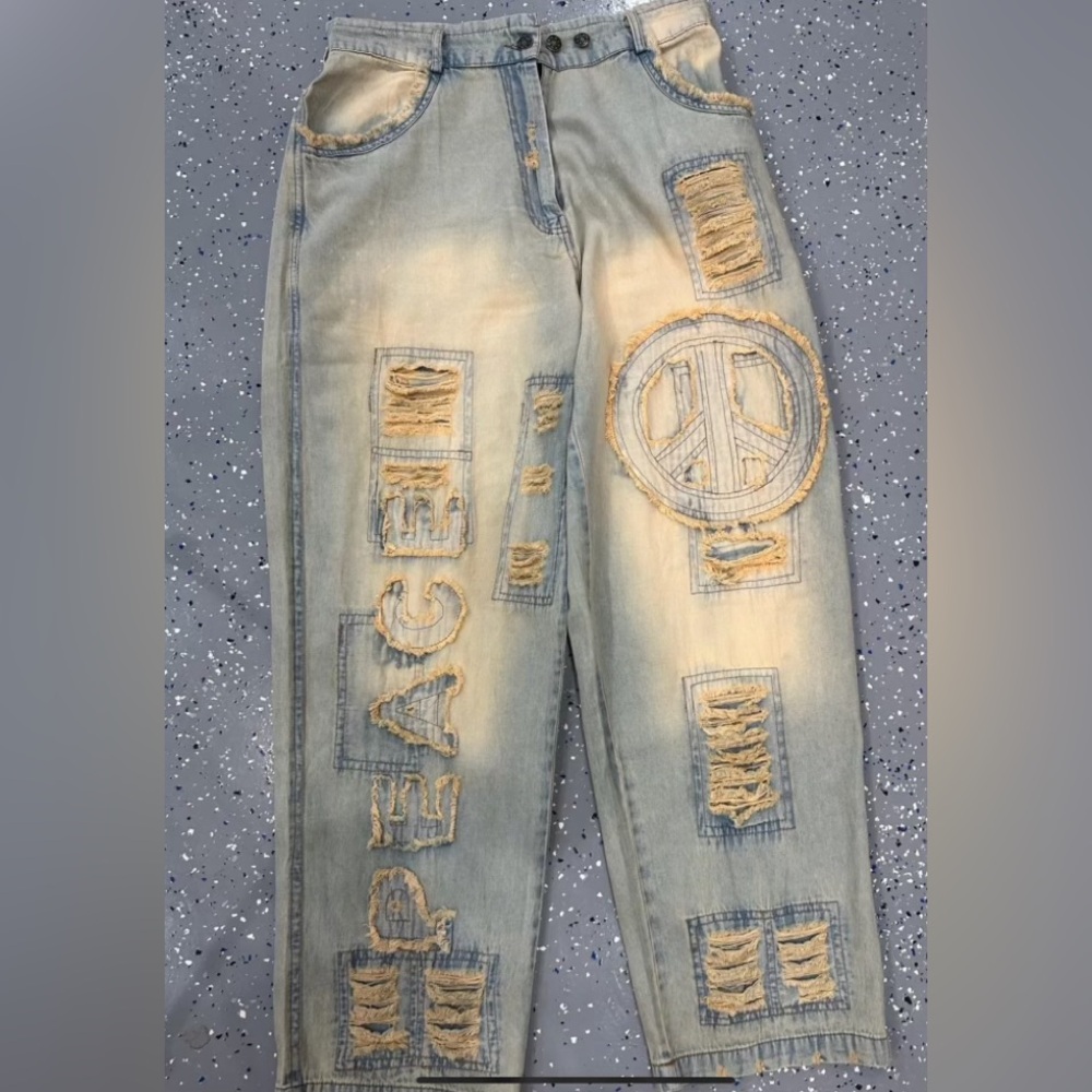 Peace jeans